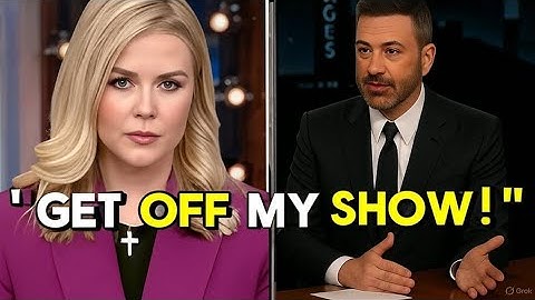 Karoline Leavitt Kicked Off Jimmy Kimmel’s Show After Wearing a Cross!