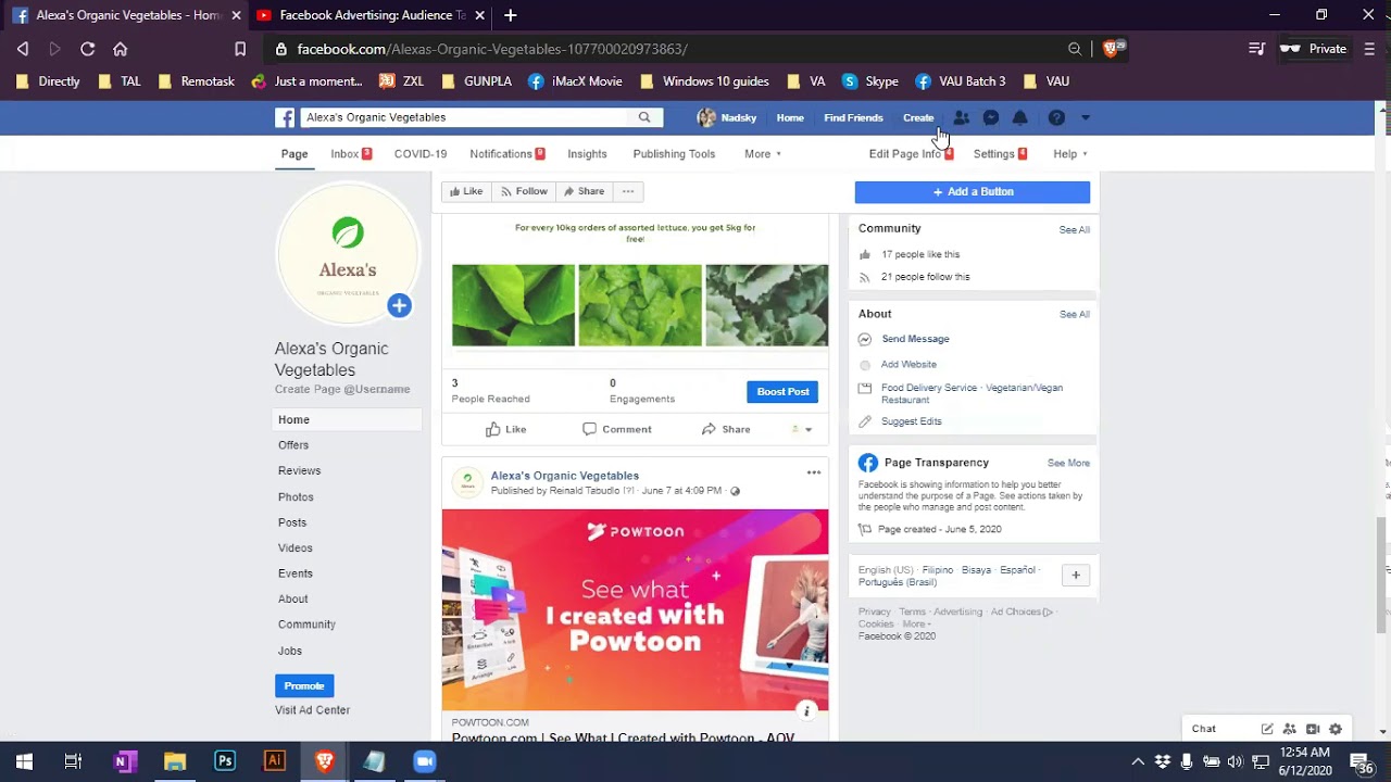How to create Facebook text, video and image ads.