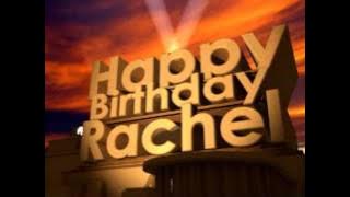 Happy Birthday Rachel