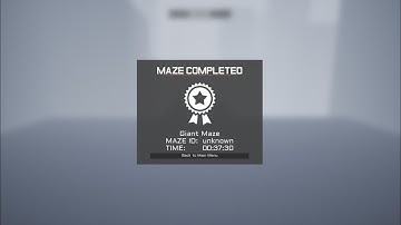 Giant Maze Video Guide [PROJECT MAZE game] - how to find exit