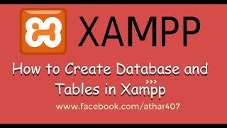 How to Create Database and Tables in Xampp