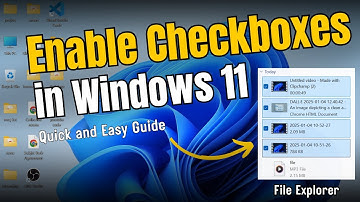 How to Enable Item Checkboxes in File Explorer on #windows11 #fileexplorer