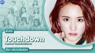 Twice 트와이스 - Touchdown Line Distribution