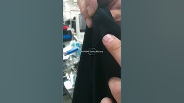 Automatic T-shirt bottom hemming machine in customer factory,RAMBO RM-1278S