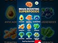 🧠 Brain Fog & Memory Loss? Eat These 9 Superfoods — Feel the Difference in 2 Weeks! ⚡ #shorts