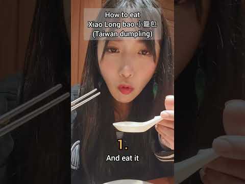 how to eat Xiao long Bao 小籠包 #shorts #taiwan #viral vira