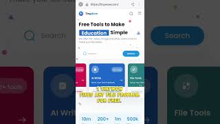 3 AI Tools You can use Everyday. #AI #AITools #TinyWow #TTSMaker #Pixlr #FutureTech #viralreels