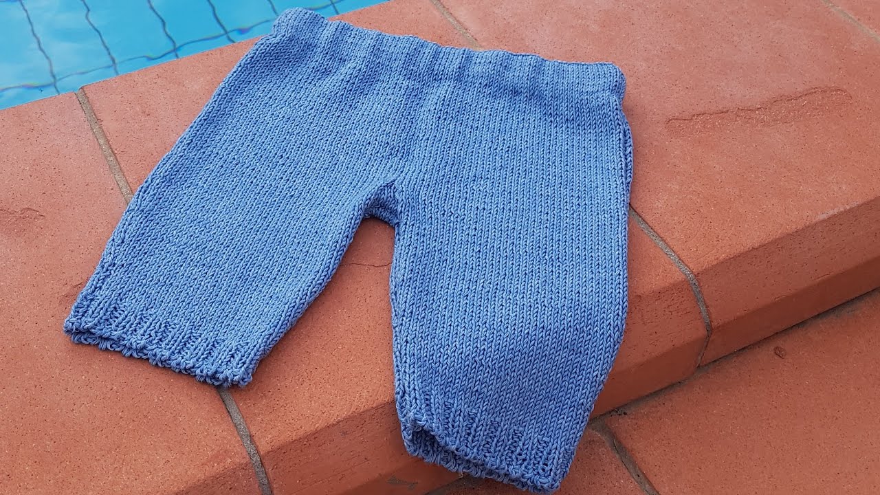 Pantaloncini bimbo/a lavorati a maglia tutorial - YouTube