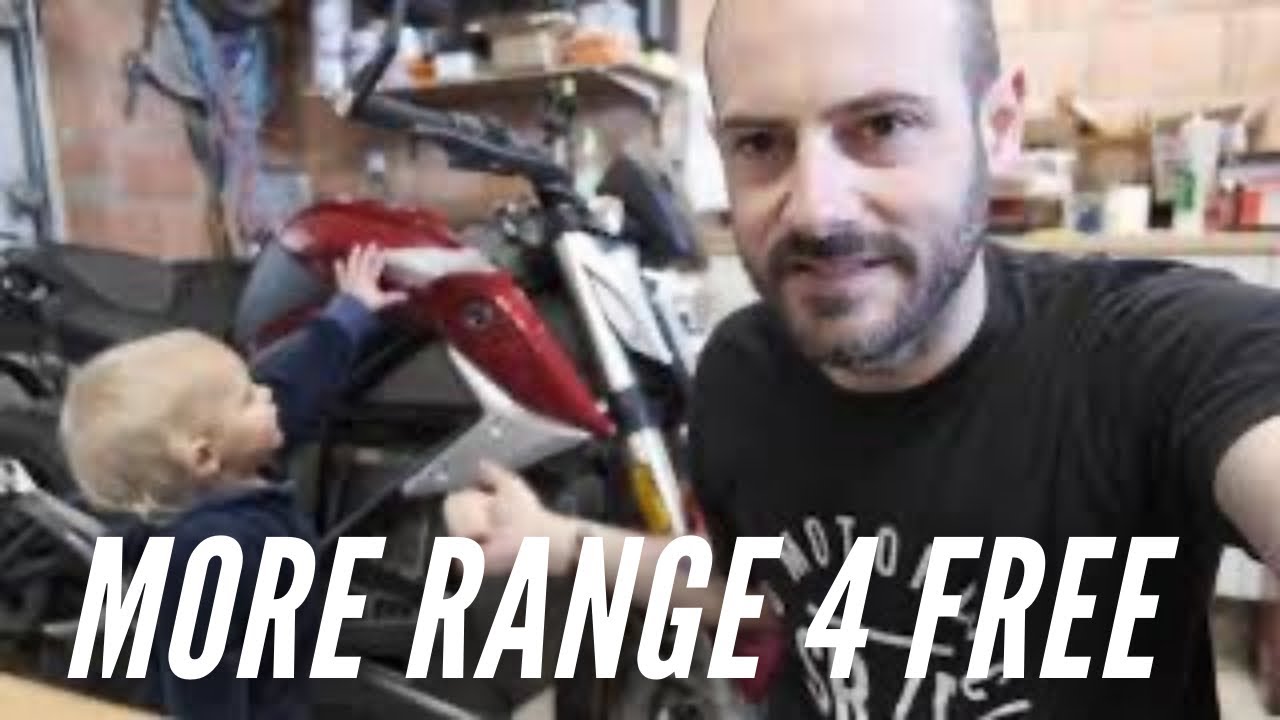 Simple Trick to increase range on your Zero electric motorcycle a 1.5 year old can do it