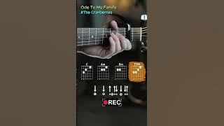 Ode To My Family - The Cranberries | Guitar Chords #guitar #music #musician #livemusic #acoustic