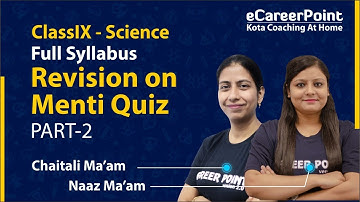 Menti Quiz Full Syllabus Revision Part 2 | Class 9 | Chaitali Ma