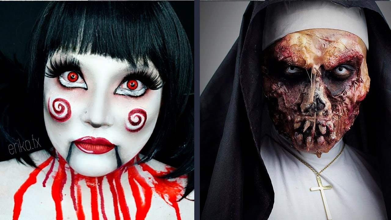 Top 15 DIY Halloween Makeup Tutorials Compilation 2017 YouTube