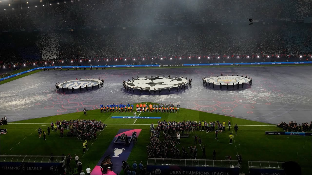 Champions League Anthem Final Istanbul 2023 I Manchester City vs. Inter I  Cityzens Coreo Curva Nord 