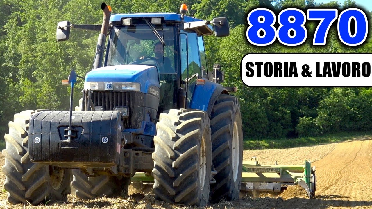 NEW HOLLAND 8870: LA STORIA IN CAMPO - YouTube