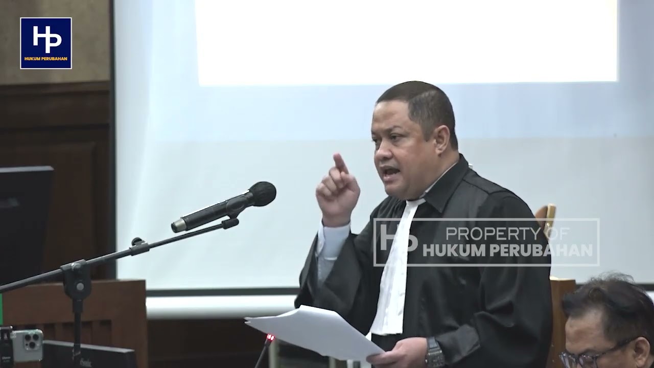 Dr. Ari Yusuf Amir, SH., MH., Bacakan Nota Pembelaan Tom Lembong Berjudul "Robohnya Hukum Kita"