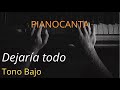 Canta con piano: Chayanne - Dejaría todo (Tono Bajo)