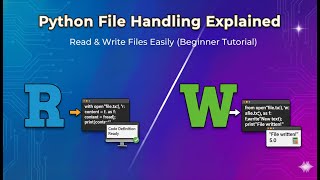 Python File Handling Explained | Read & Write Files Easily (Beginner Tutorial)