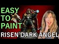 How to paint risen dark angels easy grimdark warhammer 40k