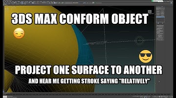 3DS MAX Modelling tips: conforming one geometry to another, geometry projection.