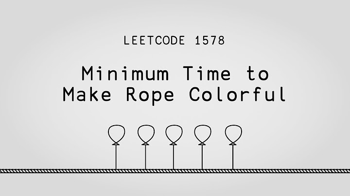 Party Popper – Minimum Time to Make Rope Colorful – Leetcode 1578