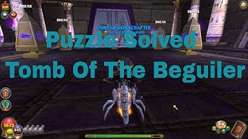 Wizard101 Tomb Of The Beguiler Puzzle Solved:  Well Of Spirits Krokotopia