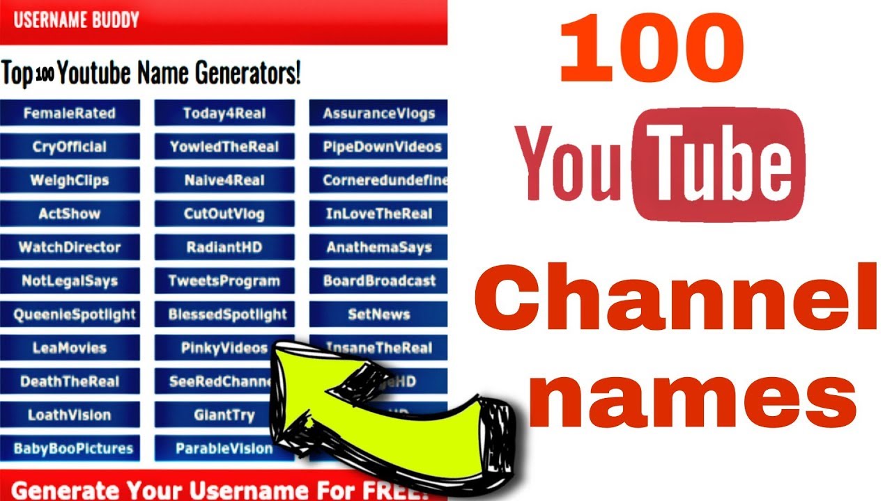 Best Names For Youtube Gaming Channel List - Penvena