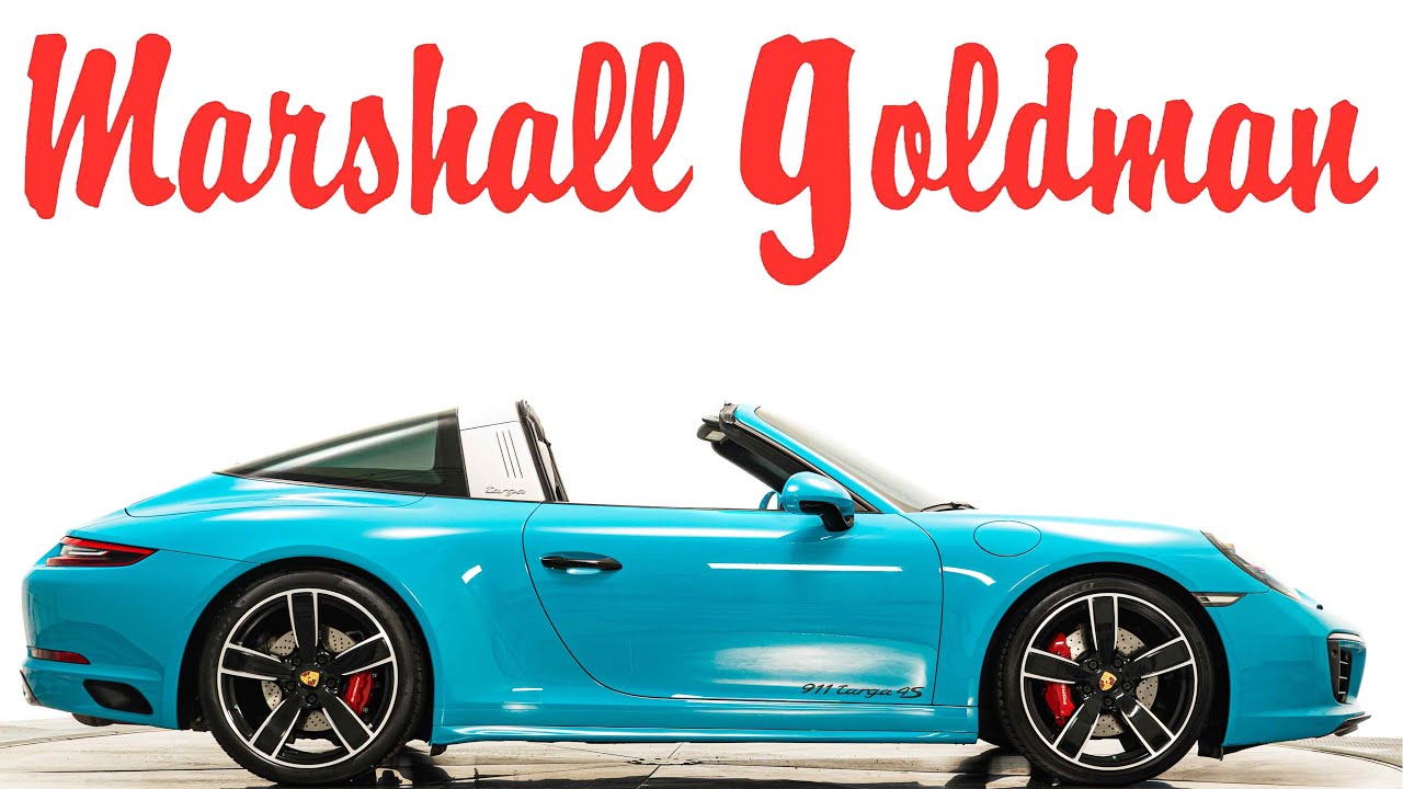 2017 Porsche 911 Targa 4S in Miami Blue over Chalk for sale