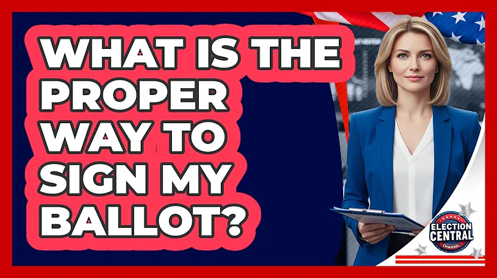 What Is The Proper Way To Sign My Ballot?