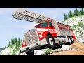 Realistic Cliff Drops #24 - BeamNG Drive Crashes | CrashBoomPunk