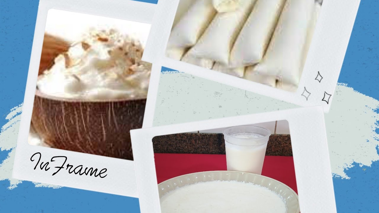Sobremesa Cremosa de coco 3 em 1 pode ser: Sorvete, Creme, ou geladinho 