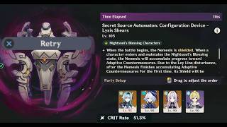 C6 Eula vs Fearless Configuration Device (No Wheelchair) | 6.7/Luna VIII Stygian Onslaught