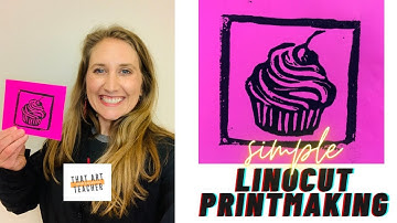 Linocut Printmaking for Beginners | How to Carve Simple Shapes