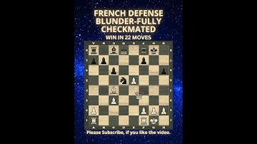 French Defense | Blunder-fully Checkmated | Chess Openings | Chess Tricks | Chess Game | Learn Chess