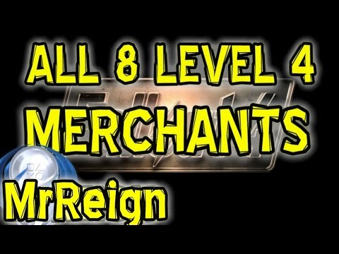 Fallout 4 - All 8 Level 4 Merchants x Rare Npc's - All Information One Video