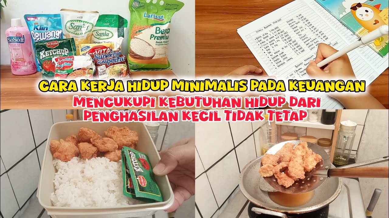 CARA MENCUKUPI KEBUTUHAN HIDUP DARI PENGHASILAN KECIL DI JAMAN SERBA MAHAL DENGAN HIDUP MINIMALIS‼️