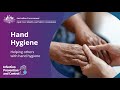 Hand hygiene  helping others with hand hygiene