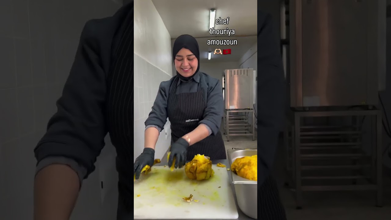 تحضير طجين بالدجاج والبصلة بالطريقة المراكشية من عند chef thouriya amouzou