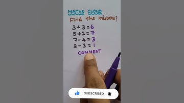 Can You Find The Mistake? #mathshorts #maths #shorts #easymaths #ytshorts #mathematics #mathstricks
