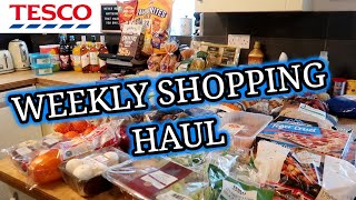 HUGE TESCO GROCERY HAUL & FAMILY of 5 MEAL PLAN 💙