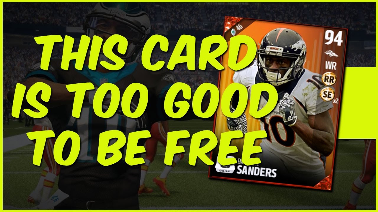MUT 17 Gameplay | This Card Is Too Good To Be Free! Daily Login Emmanuel Sanders Gameplay