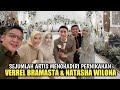  sejumlah artis menghadiri pesta pernikahan verrell bramasta  dan natasha wilona