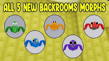 UPDATE - How To Find ALL 5 NEW BACKROOMS MORPHS in Find The Backrooms Morphs