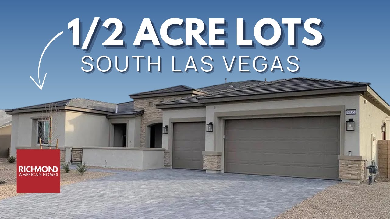 The Rocco at Eldorado Valley by Richmond American 1/2 Acre Lots! | Las Vegas Single-Story Home Tour
