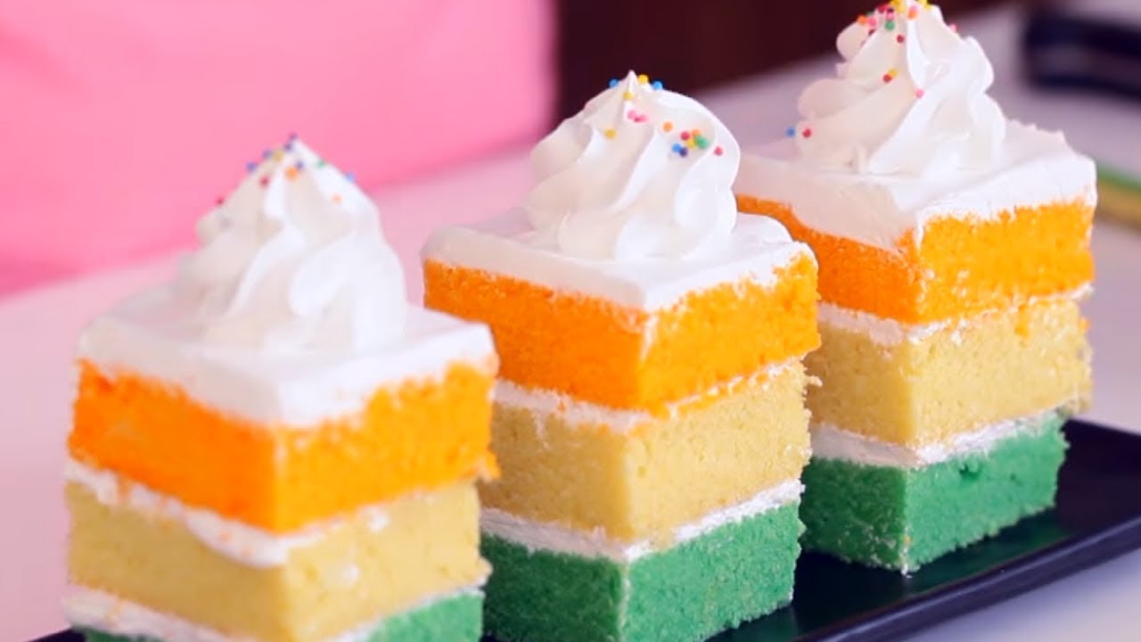 A Tri Coloured Pound Cake By Neha Lakhani || Patisserie Royale | India Food Network