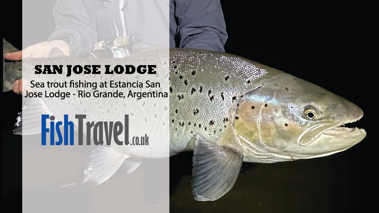 SEA TROUT FISHING RIO GRANDE ARGENTINA AT SAN JOSE LODGE. LODGE