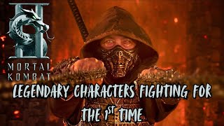 Legendary Characters Fighting For The 1st Time