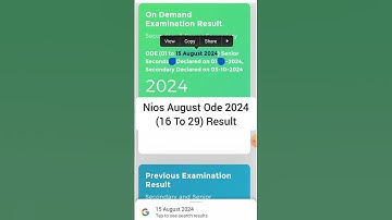 Nios August (16 to 29) August Result Declared Date | Task Is Helping (NIOS) #nios #xxxx #result #ode