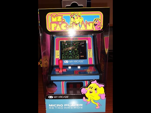 Unboxing and game play. My Arcade Ms. Pac-Man - YouTube