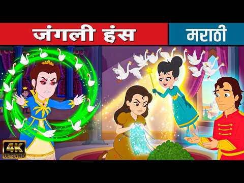 जंगली हंस The Wild Swans - Marathi Story | Chan Chan Goshti | Marathi Goshti गोष्टी | Cartoon