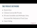 Lecture 46 – The Public and Private Keywords